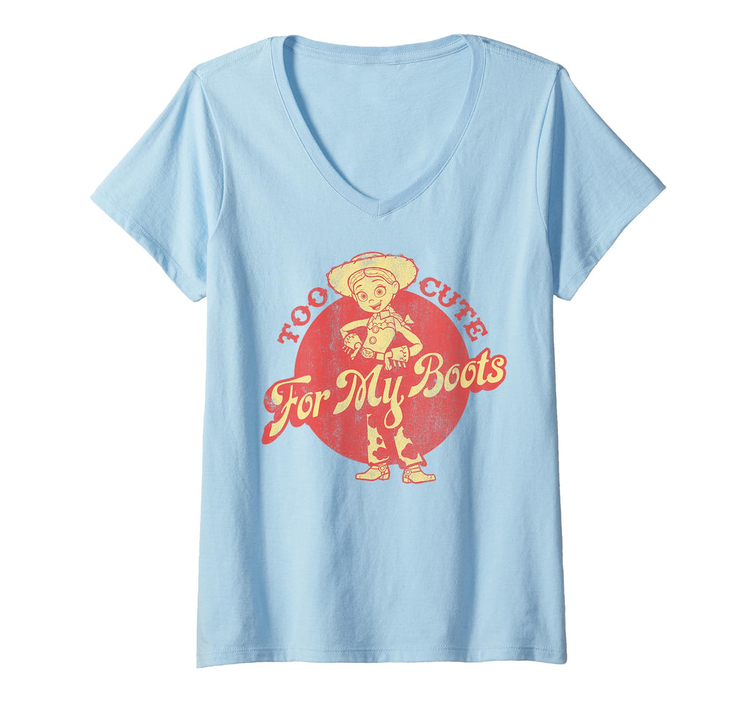 Womens Disney Pixar Toy Story 4 Jessie Too Cute V-Neck T-Shirt
