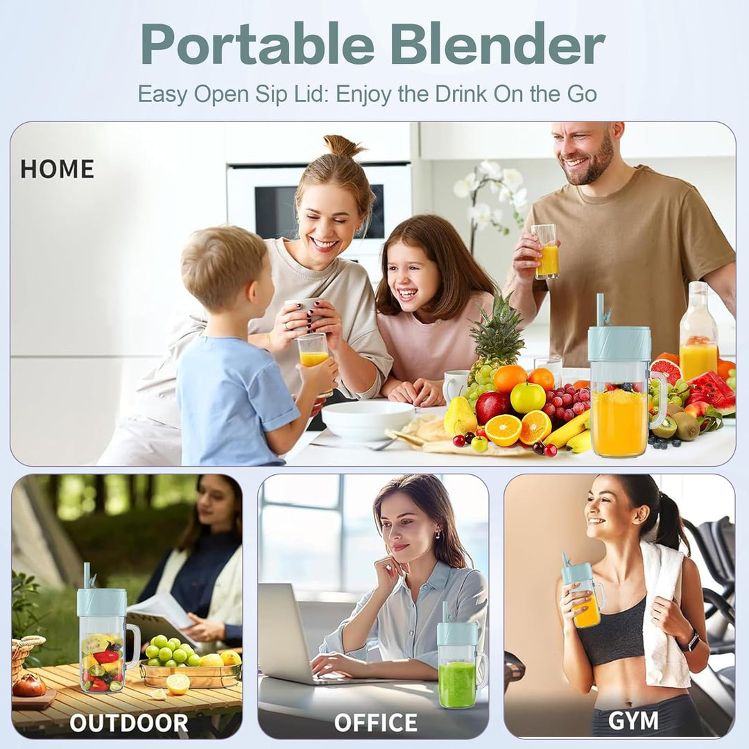 Mixer Smoothie Maker, Smoothie Mixer Klein, Mini Tragbarer Blender, Tragbarer Mixer USB, Smoothie-Ma