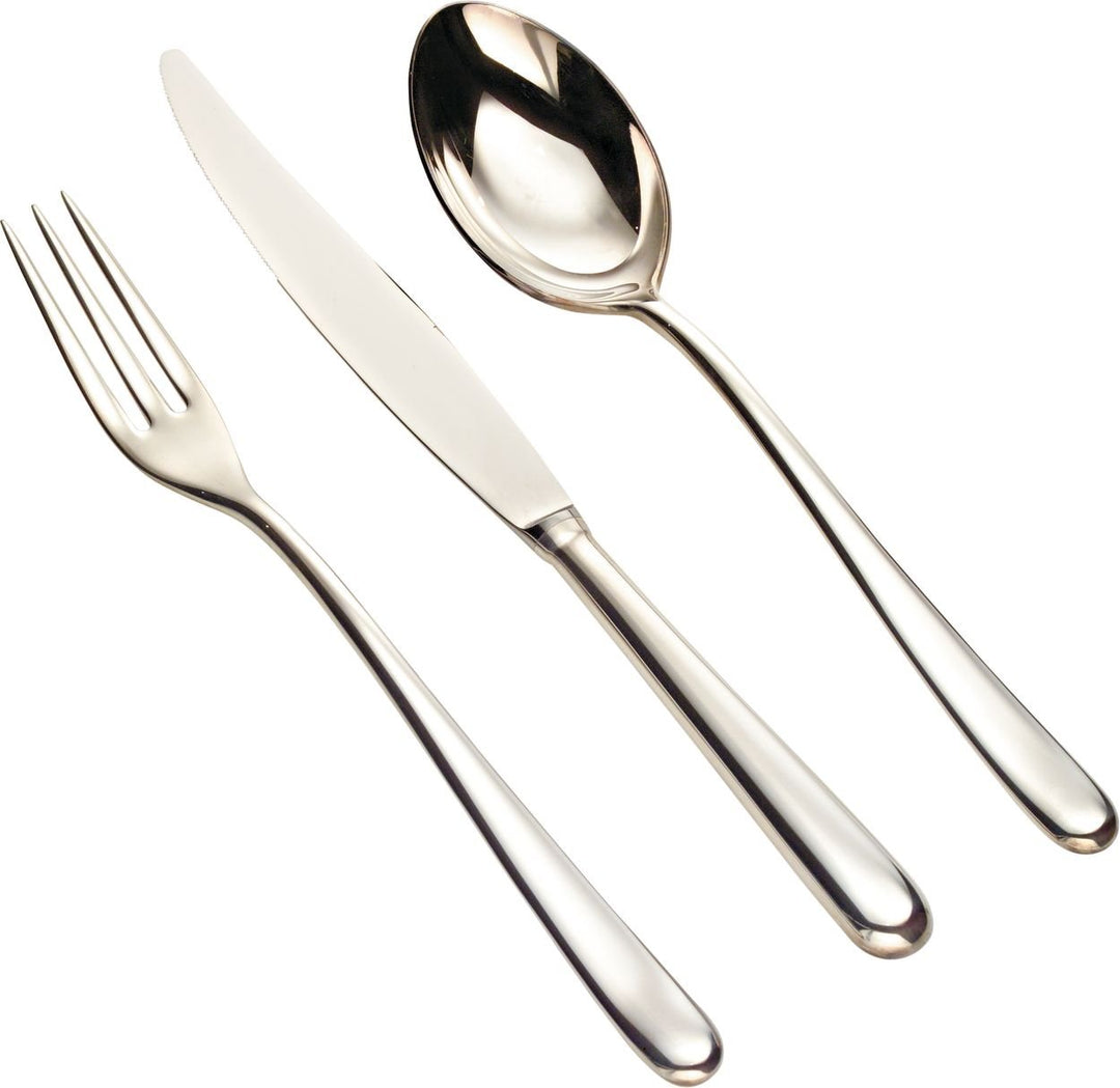 Alessi Caccia Besteckgarnitur 24tlg. Edelstahl glänzend poliert, Silber, 4.3 x 36 x 7.2 cm