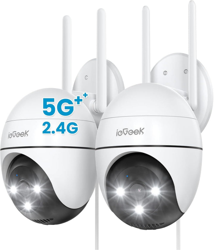 ieGeek 2K Überwachungskamera Aussen WLAN, PTZ Outdoor IP Kamera überwachung aussen, WiFi Dome Camera