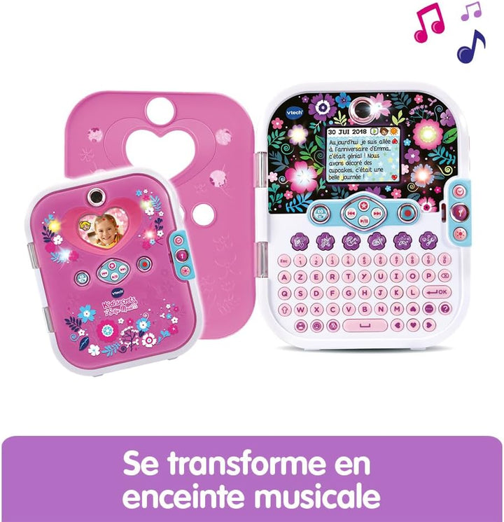 VTech 80-541905 Ordinateur Elektronisches Journal, Rose, M