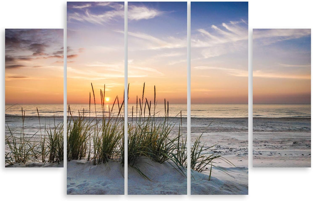 Feeby. Leinwandbild - 5 Teile - Bilder, Wand Bild, Wandbilder, Kunstdruck XXL, 5-Teilig, Typ B, 100x