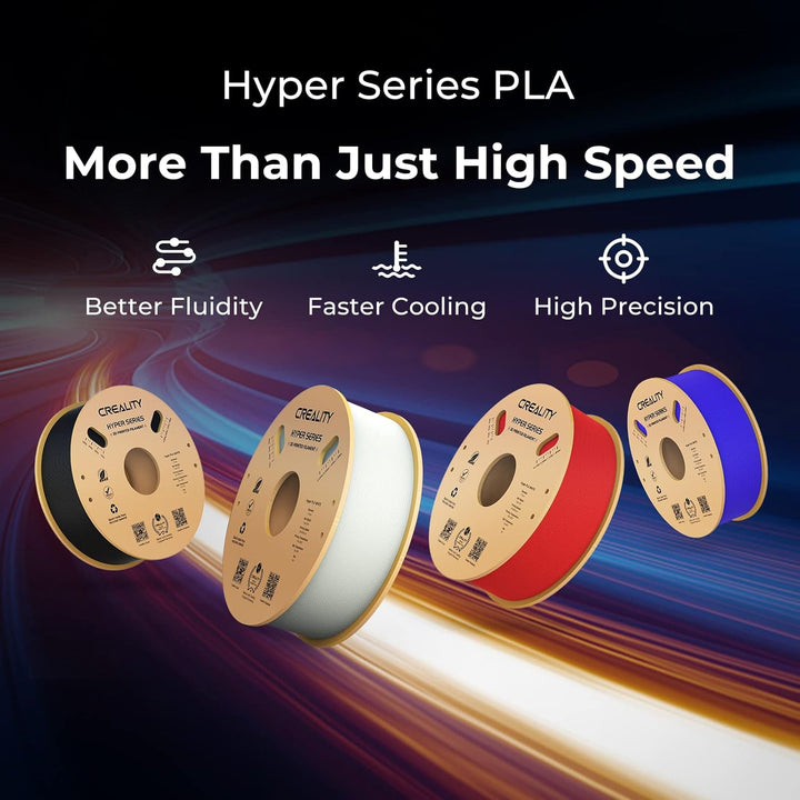 Creality Hyper PLA Blau Filament für 3D Drucker, 1,75mm 3D Druck Filament, Massgenauigkeit +/- 0,03