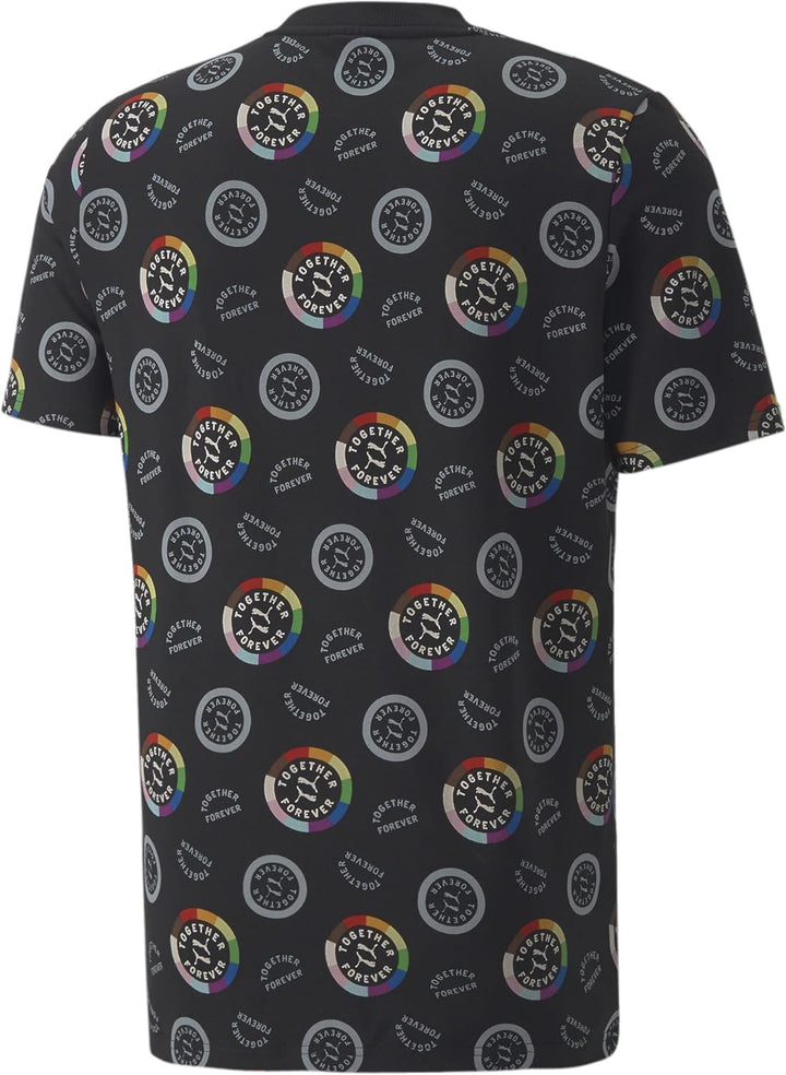 PUMA Herren Pride Aufdruck T-Shirt M Puma Black, M Puma Black