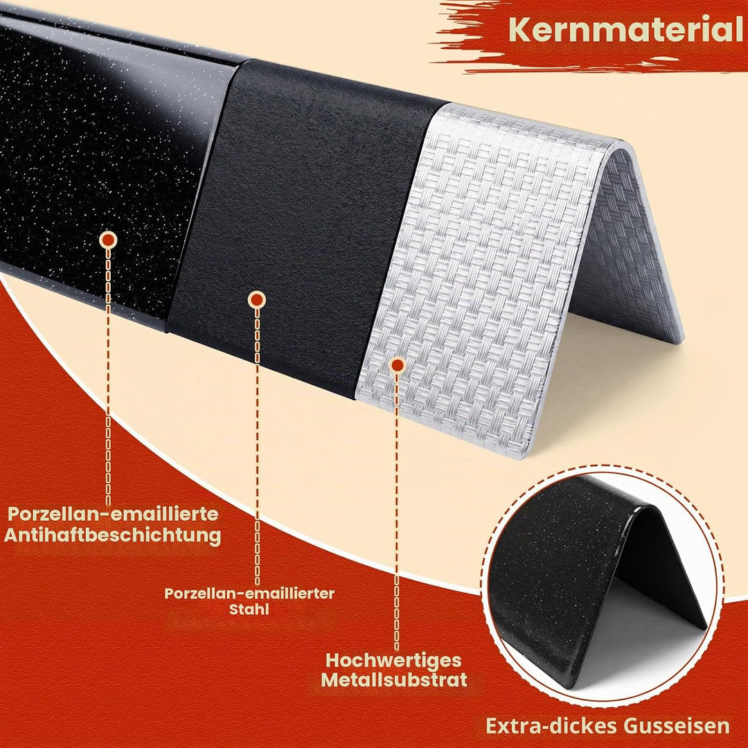 Denmay 7621 44,7cm Flavorizer Bars für Weber Genesis E310, E320, E330, S310, S320, S330 (mit vordere