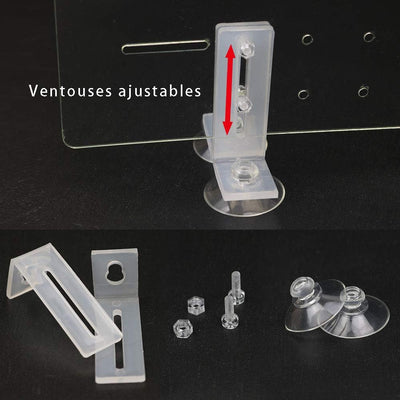 BEGONDIS Trennwande für Aquarien für Mischzucht aus PET/PETP, Aquarium Fish Tank Divider. 3030, 3030