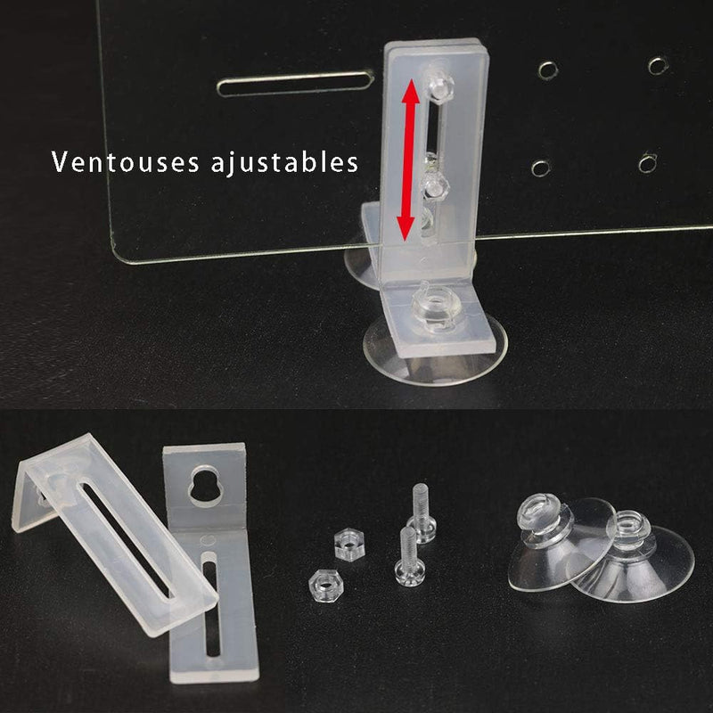 BEGONDIS Trennwande für Aquarien für Mischzucht aus PET/PETP, Aquarium Fish Tank Divider. 3030, 3030