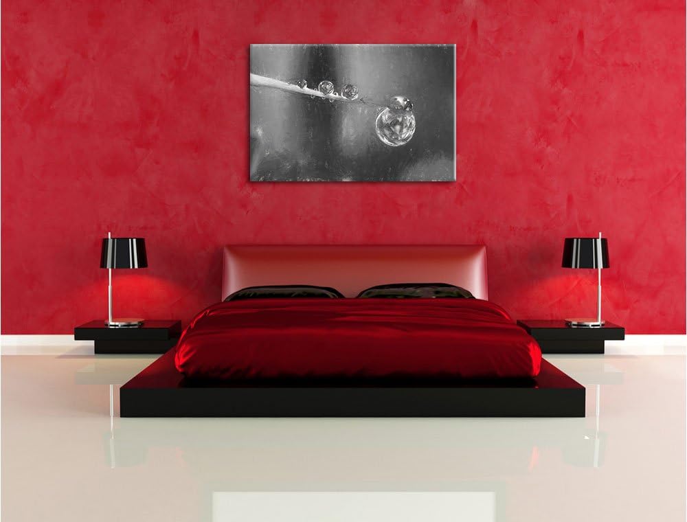 Pixxprint Marienkäfer als Leinwandbild/Grösse: 100x70 cm/Wandbild/Kunstdruck/fertig bespannt, 100x70