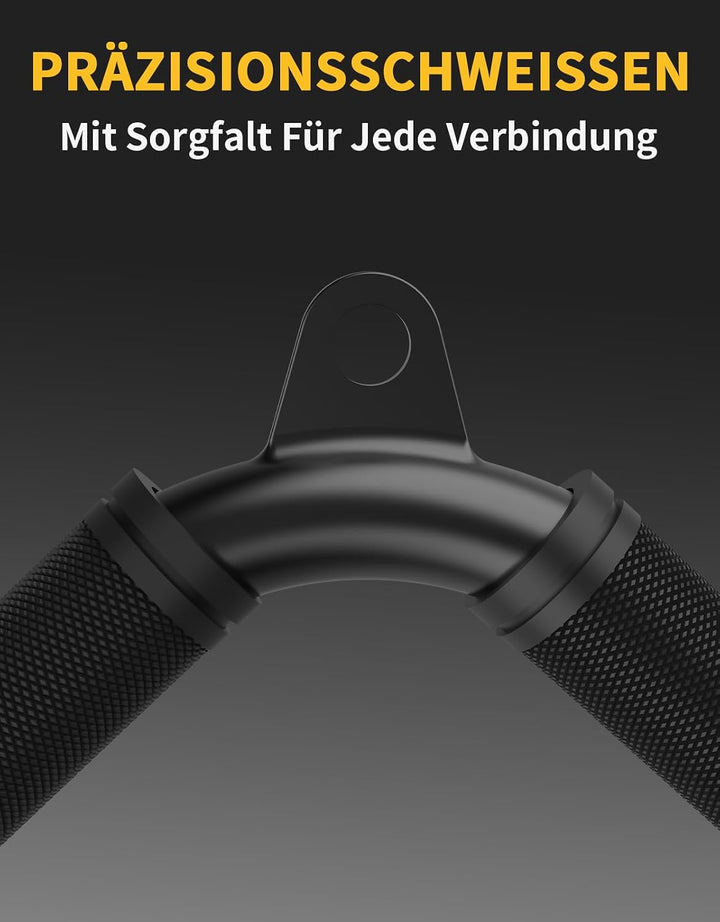 Kabelzug Aufsatz Set, Rutschfester Gummigriff Latzug Zubehör für Seilzugsystem, Kabelzug Griffe Set