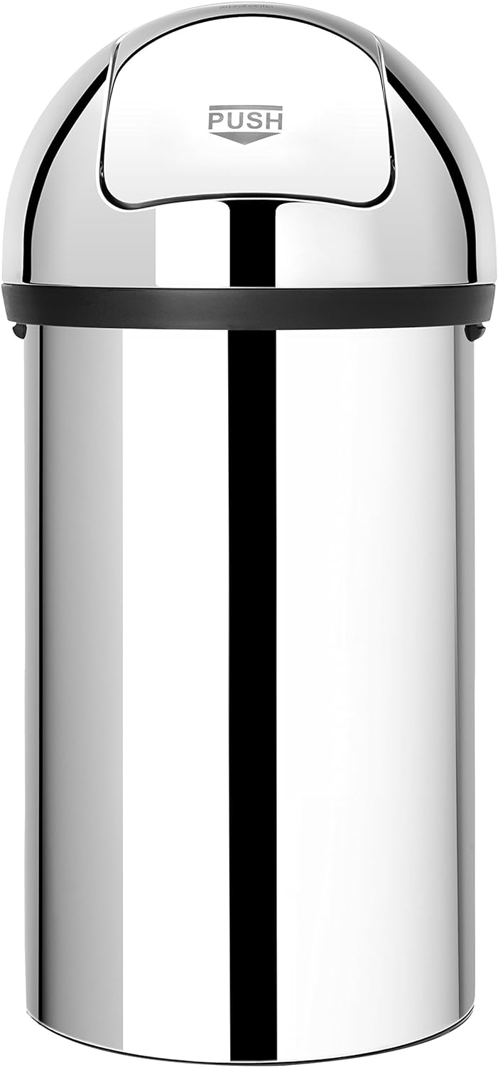 Push Bin 60 L/Brilliant Steel chrom, chrom