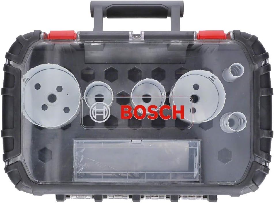 Bosch Professional 9 tlg. Lochsäge Progressor for Wood & Metal Set Elektriker (für Holz und Metall,