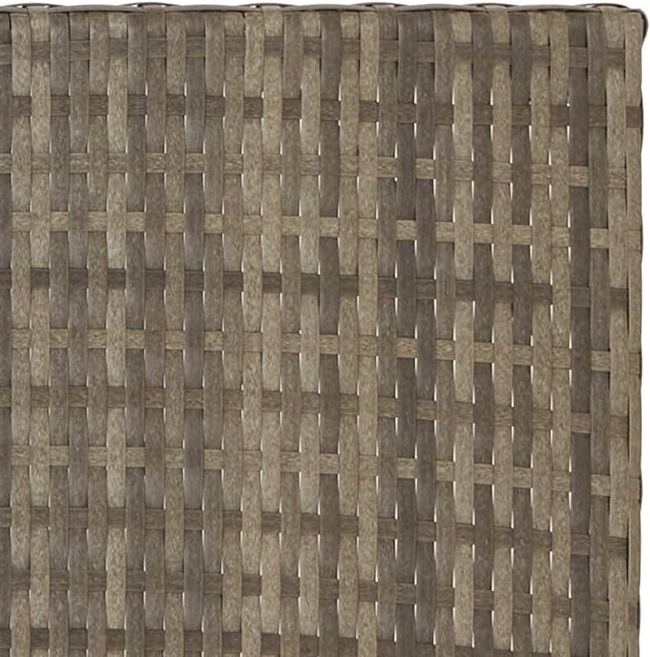 Makastle Polyrattan Klapptisch 45x35x32 cm Platzsparend Klappbar Tragbar Wetterfest Aussen Gartentis