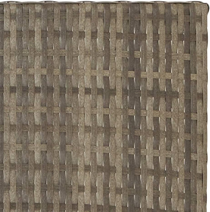 Makastle Polyrattan Klapptisch 45x35x32 cm Platzsparend Klappbar Tragbar Wetterfest Aussen Gartentis