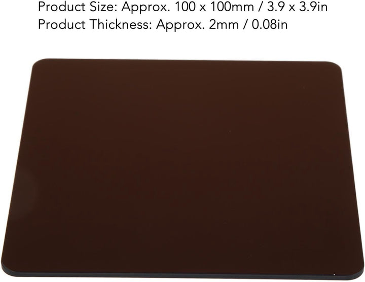 ND-Filter, quadratisch, 100 x 100 mm, Neutraldichtefilter für Kamera-Objektive, dünnes optisches Gla