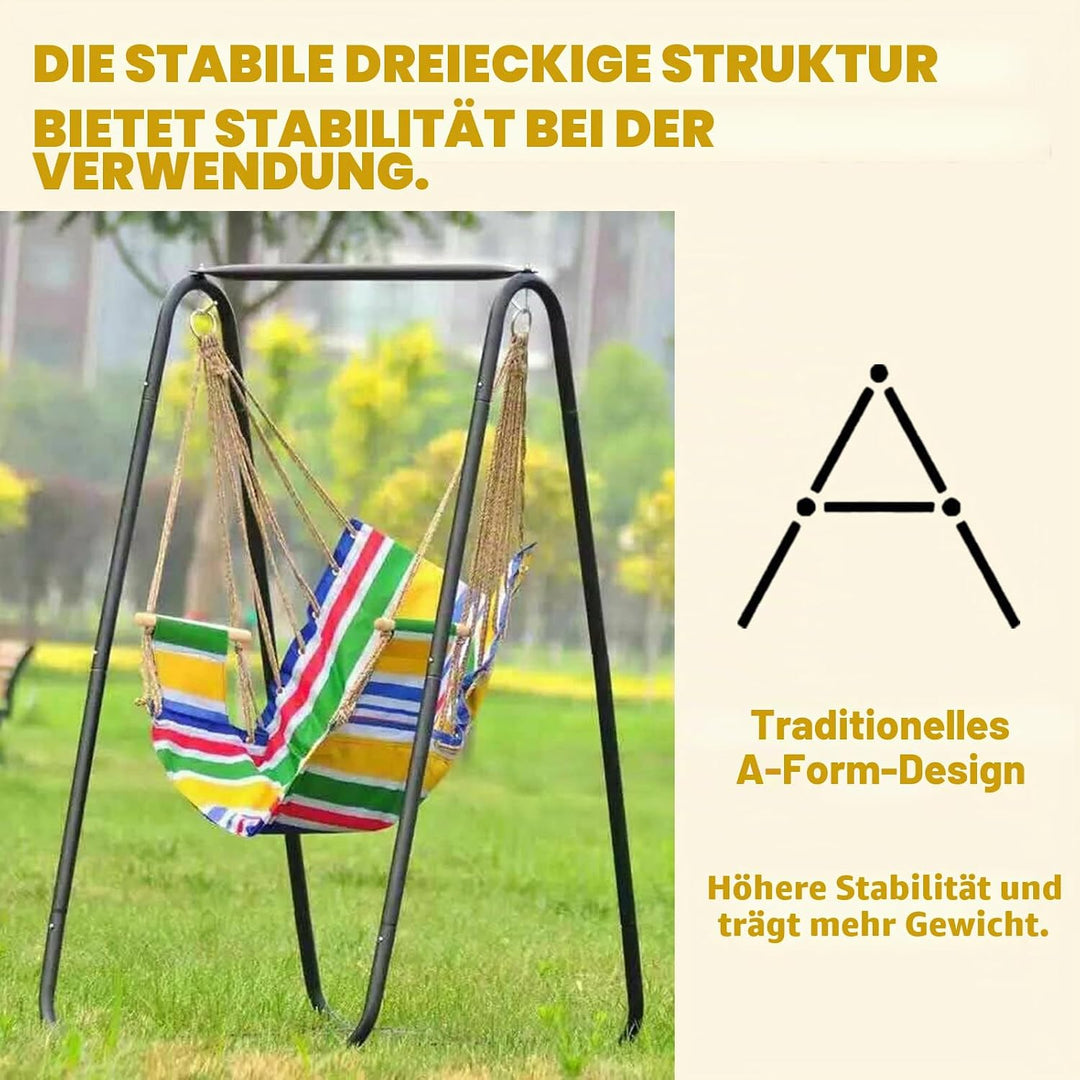 Hängesessel Gestell, Maximale Belastung 150KG, Robustes Hängematte Gestell für Indoor/Outdoor, Einfa