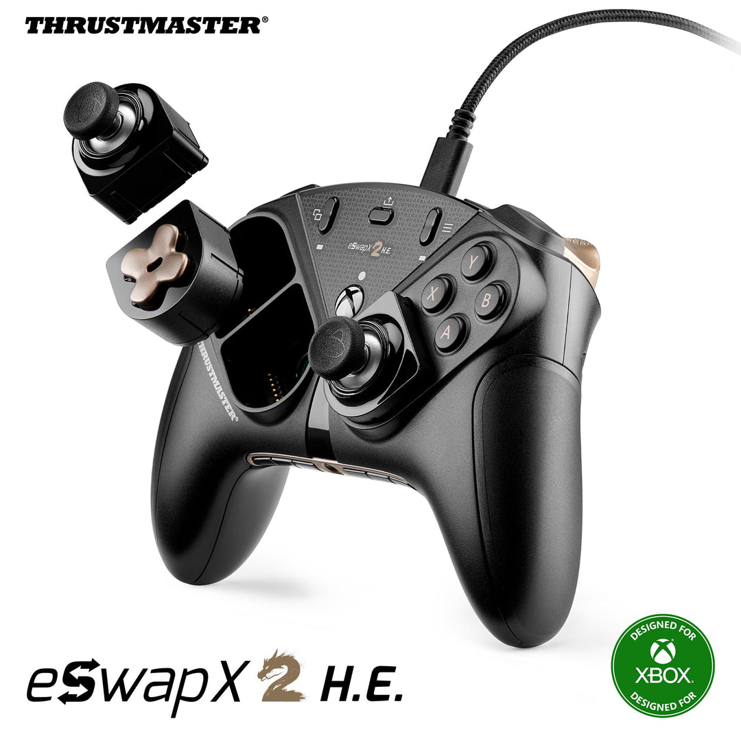 Thrustmaster ESWAP X2 H.E – Modulares Gamepad für E-Sport-Spiele mit H.E.A.R.T. (Hall Effect)-Anti-D