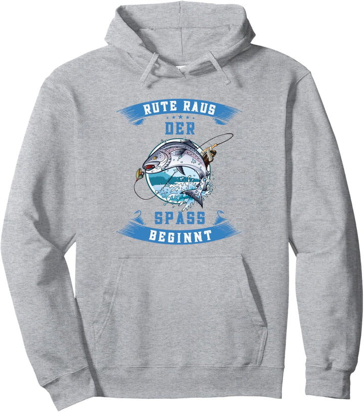 Angeln auf Forellen ,rute raus der spass beginnt Pullover Hoodie