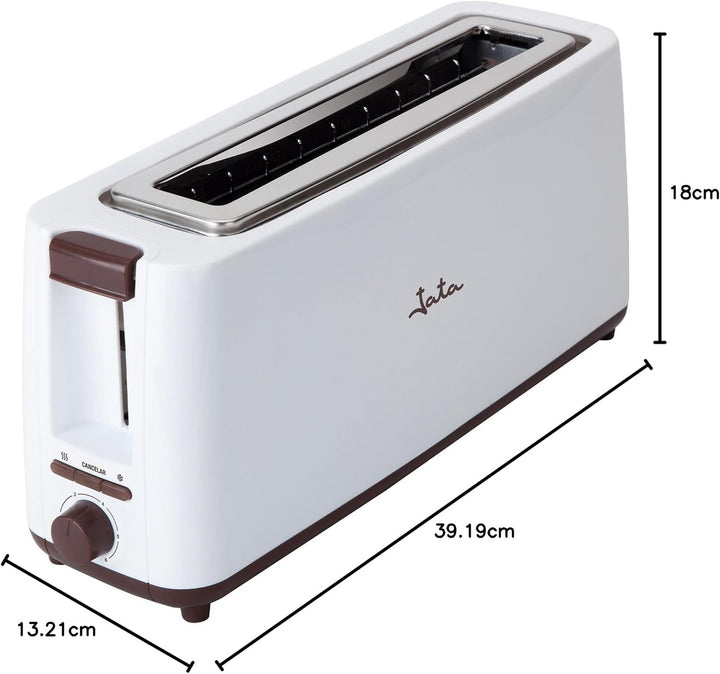 Jata TT579 Toaster für jede Art von Brot, Kunststoff, weiss