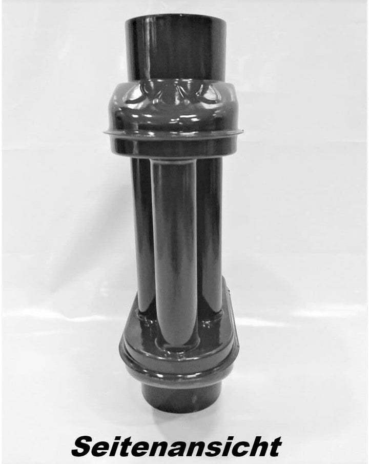 UZMAN Abgaswärmetauscher 120mm / 130mm Warmlufttauscher 6 Rohre, Kaminrohr, Rauchrohr, Rauchgaskühle