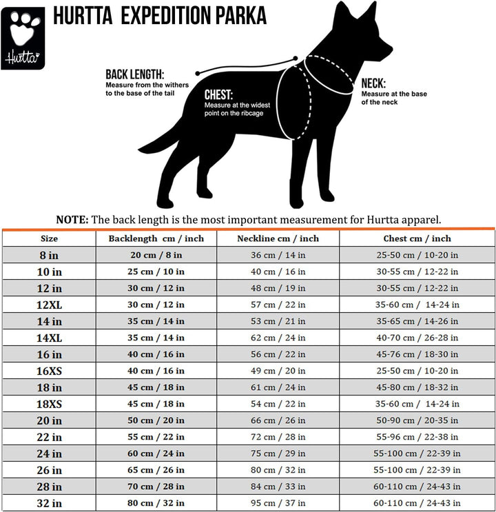 Hurtta Expedition Parka Wintermantel Hundemantel Blackberry Schwarz Brombeerfarben 40, Brombeerfarbe