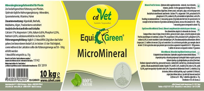 EquiGreen MicroMineral 10kg 10 kg (1er Pack), 10 kg (1er Pack)