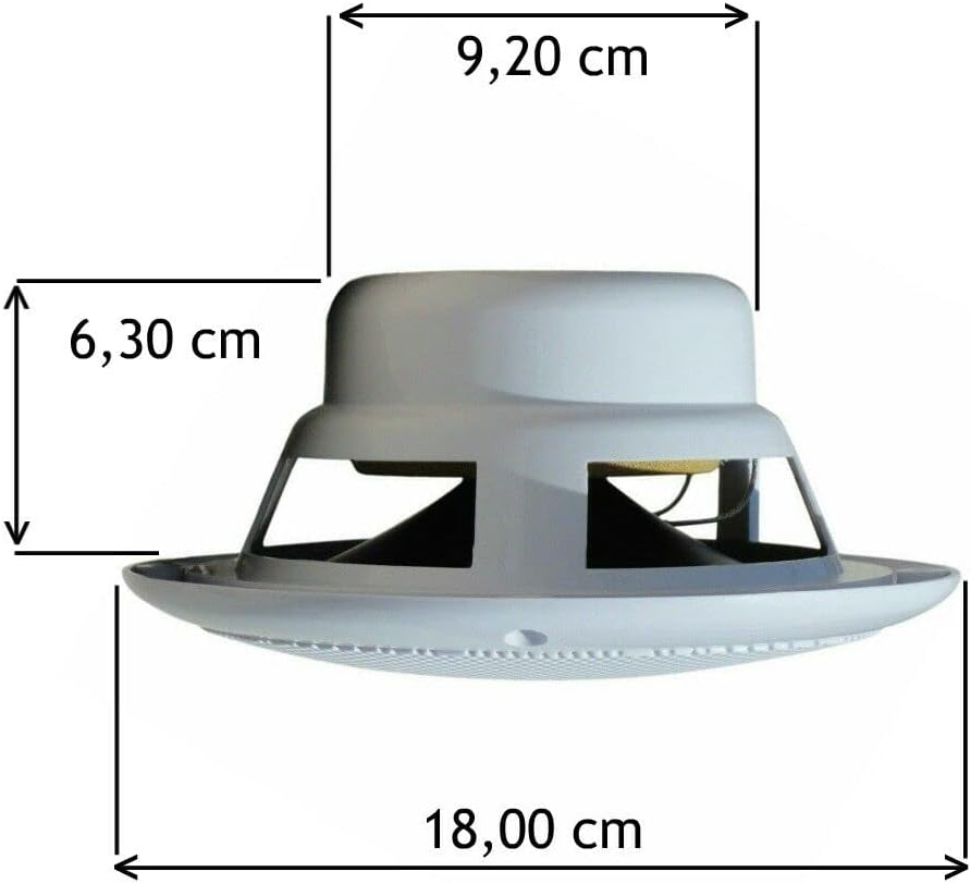 2 PLMR605W nautische Marinelautsprecher 2-Wege-System 200 Watt rms 400 Watt max 16,5 cm 165 mm 6,5"