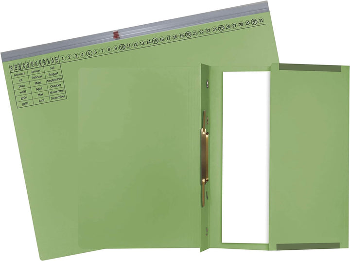 Exacompta 370125B 25er Pack Premium Kanzlei Hängehefter Exaflex Linksheftung, aus extra starkem Recy