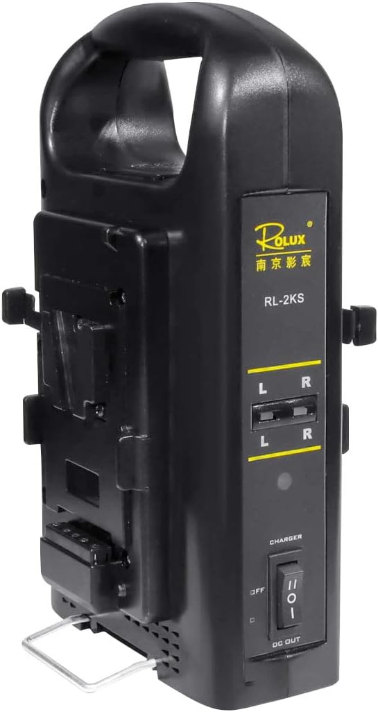 Fomito Dual V-Mount Ladegerät für Alle 14.4V / 14.8V BP Batterien