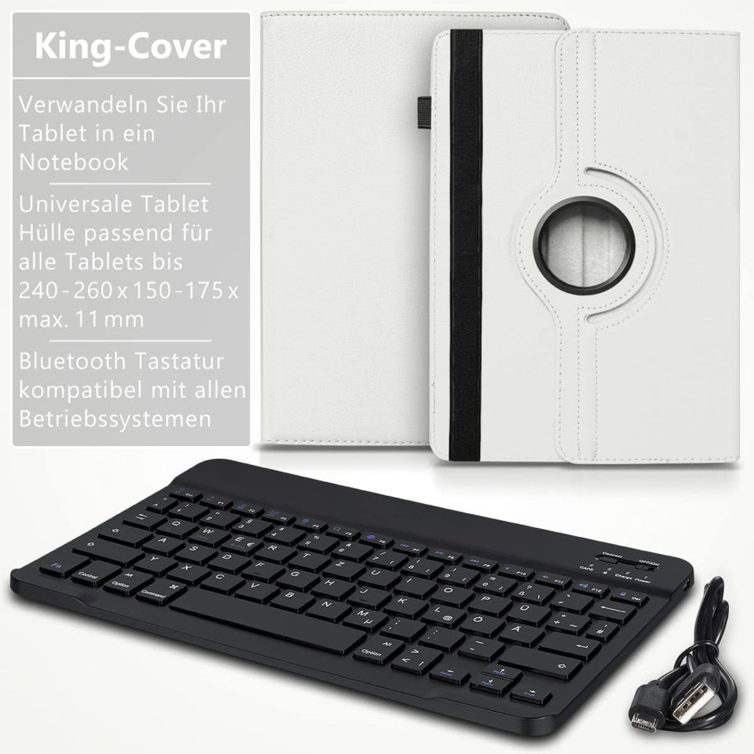 Tablet Hülle kompatibel mit Blackview Tab 20 16 15 13 12 11 10 Pro 9 8 8E Tasche Schutzhülle Bluetoo