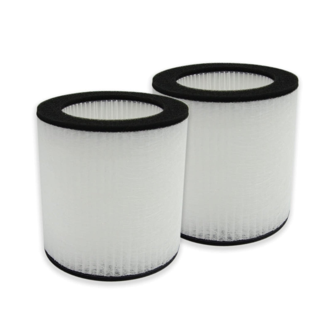 PUREBURG 2er-Pack Ersatz-HEPA-Filter Kompatibel mit Desktop-Luftreiniger HIMOX H07