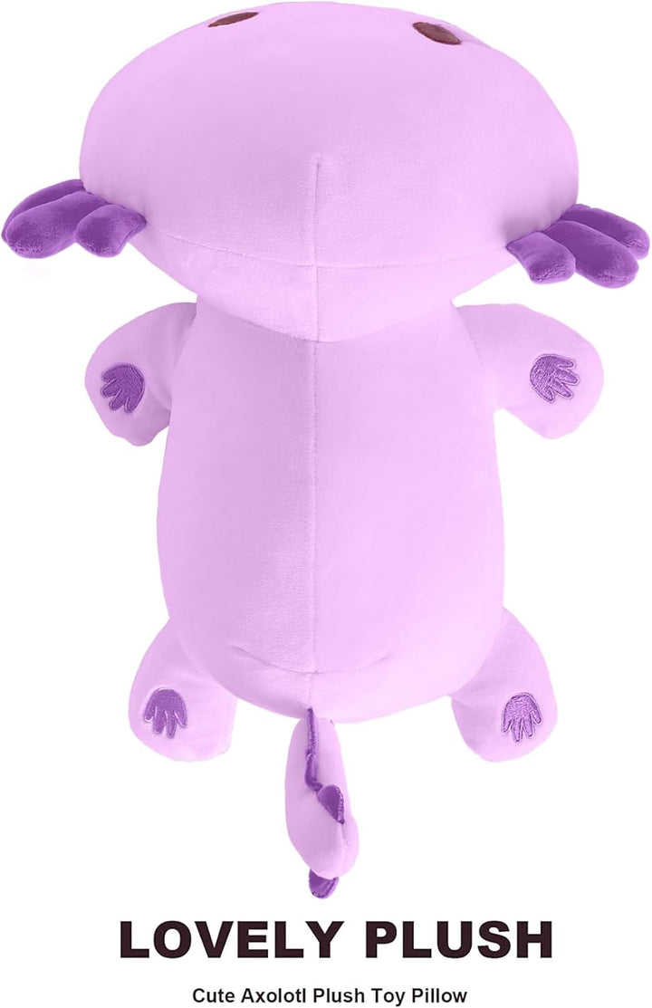 shownicer Plüschtier Axolotl Stofftier Kawaii Salamander Plüsch, Axolotl Kuscheltier Plüschkissen Sp