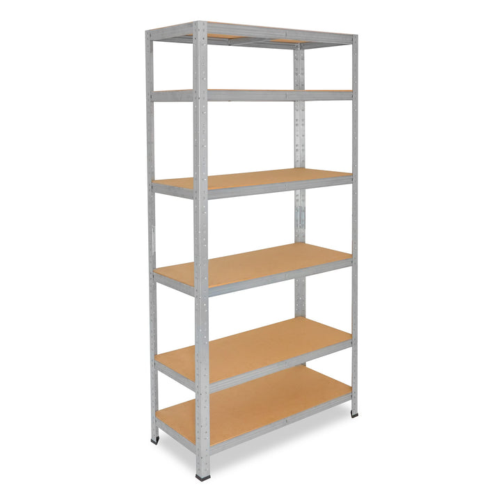 shelfplaza® 200x40x23cm Home Schwerlastregal verzinkt/Metallregal mit 6 Böden/Kellerregal Metall, Ga