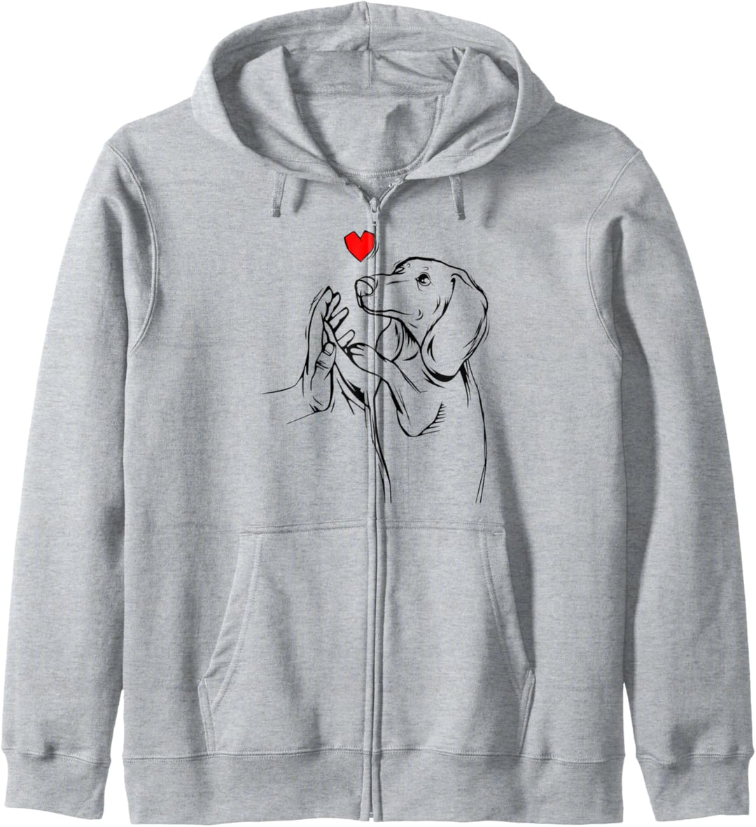 Dackel Liebe Dachshund Frauchen Geschenkidee Kapuzenjacke