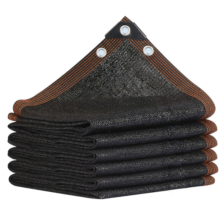 Schattierungsnetz Schattennetz Mit ösen, Sonnenschutznetz Garten Schwarz 6-PIN 80% Leicht und Haltba