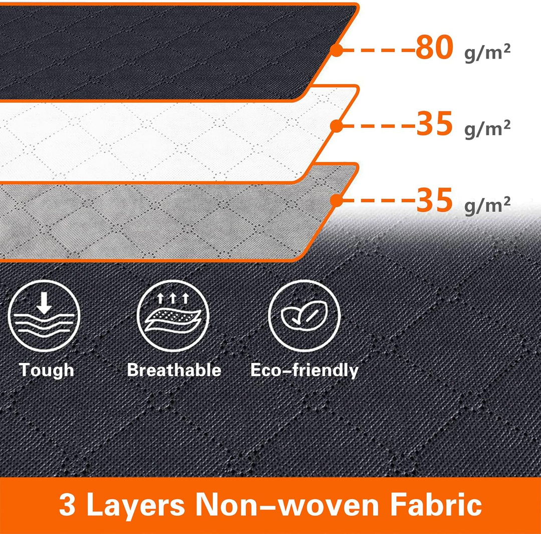 Vieshful 4 Pack Unterbettkommoden 40 L Faltbarer Kleiderbeutel Grosse Kapazität Aufbewahrungsbehälte