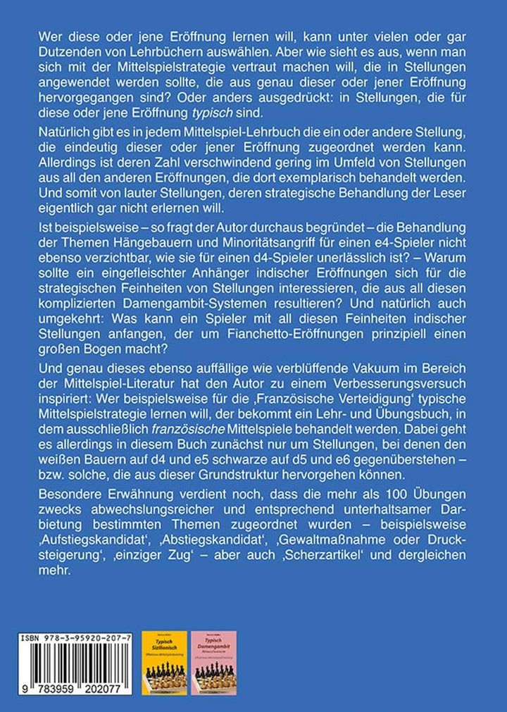 Typisch Französisch: Effektives Mittelspieltraining, Taschenbuch