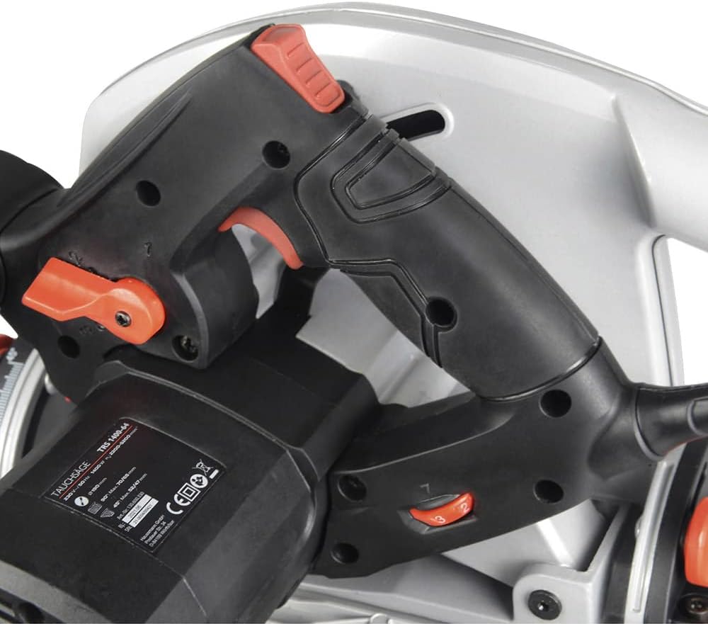 Matrix Kreissäge Handkreissäge Tauchsäge mit Führungsschiene TRS 1400-64 | 1400 Watt | 70mm Schnittt