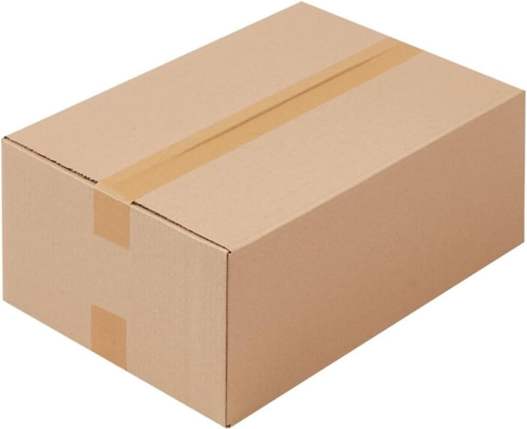 BB-Verpackungen 50 x Faltkarton 400 x 300 x 200 mm (1-wellig, Versandkarton braun) - Sets zwischen 5