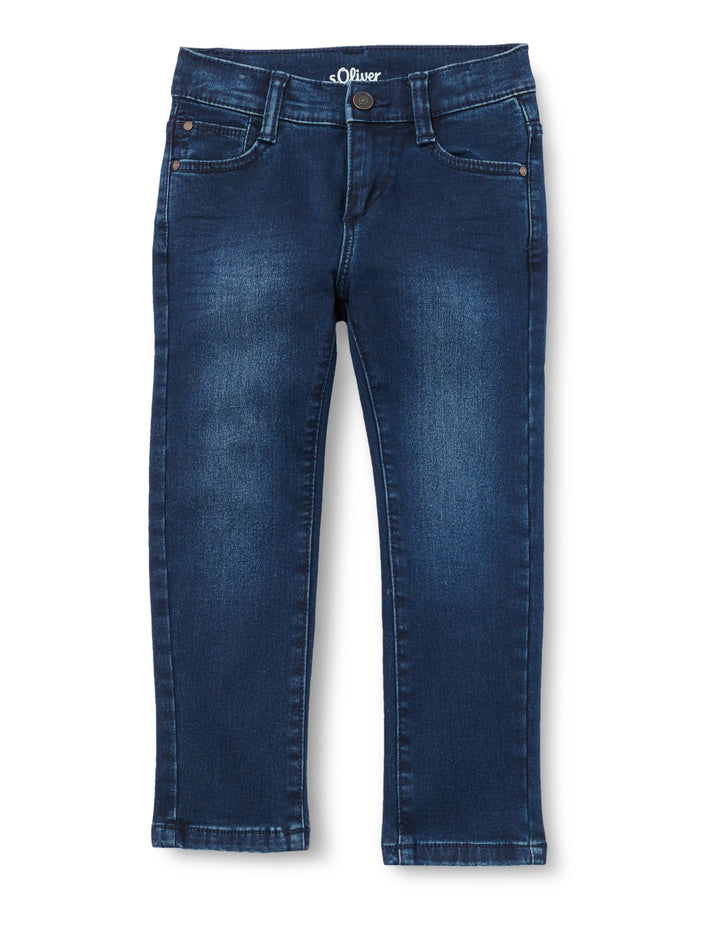 s.Oliver Jungen Jeans Hose im Used Look, Fit Pelle, 58z2
