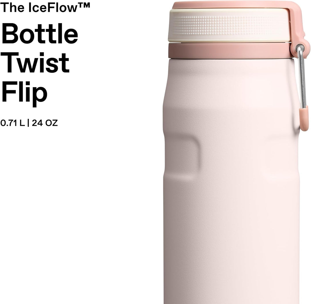 Stanley 1913 IceFlow Bottle Twist Flip 0.71L - Kühlt 17 Stunden - 4 Tage Eisgekühlt - Spülmaschinenf