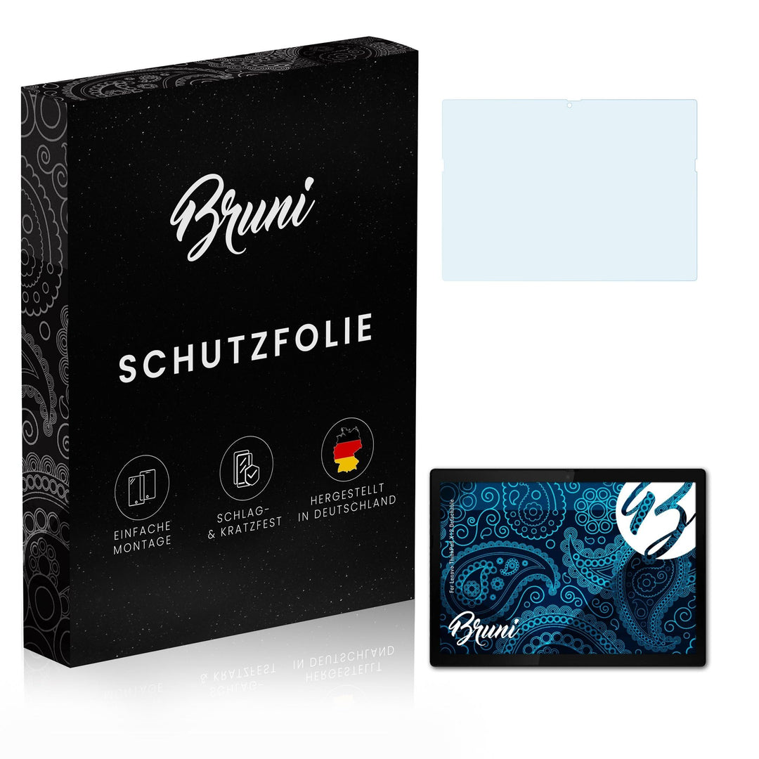 Bruni Schutzfolie kompatibel mit Lenovo ThinkPad X12 Detachable Folie, glasklare Displayschutzfolie