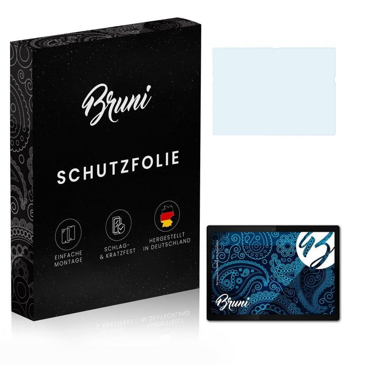 Bruni Schutzfolie kompatibel mit Lenovo ThinkPad X12 Detachable Folie, glasklare Displayschutzfolie