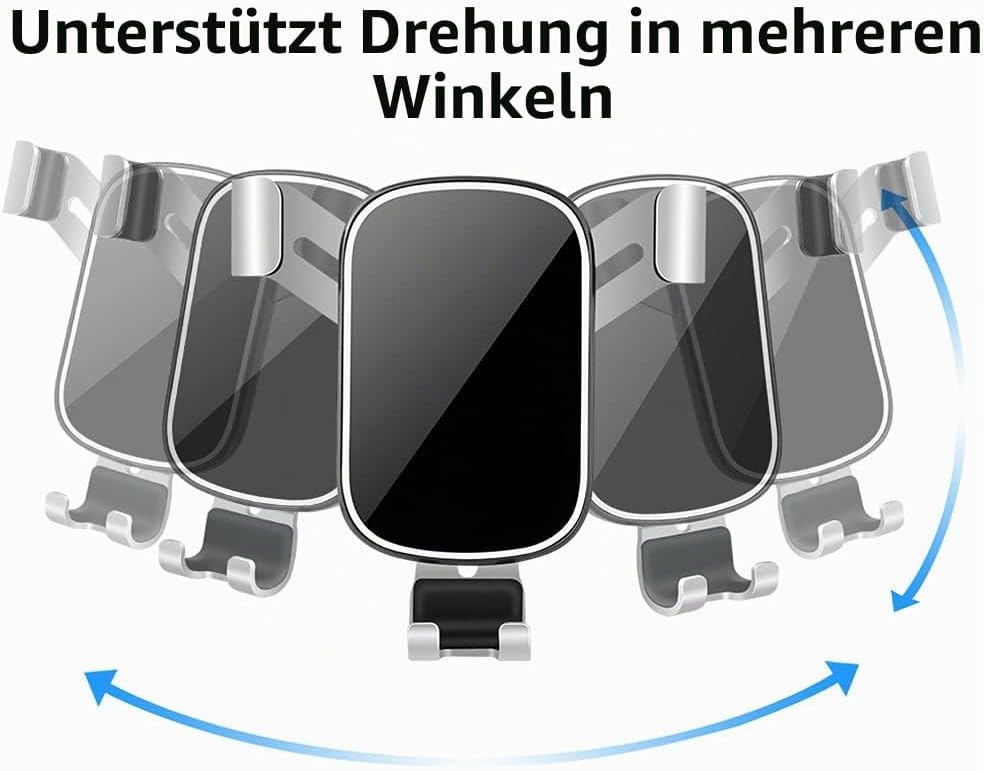LUNQIN Auto-Handyhalterung für 2015–2023 Porsche Macan und 2019–2023 Porsche Cayenne [grosse Handys