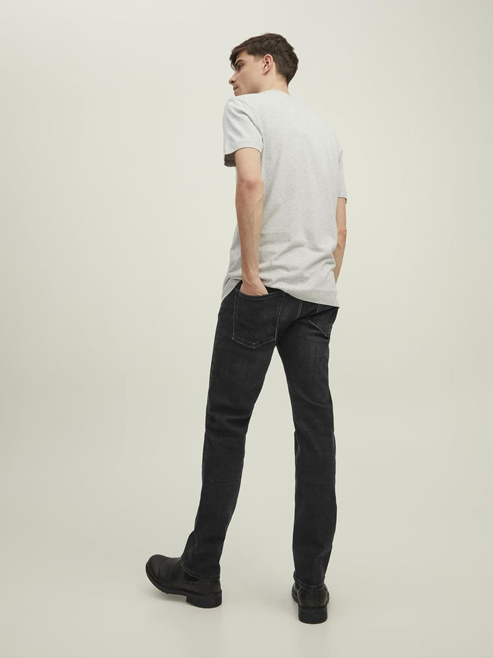 JACK &amp; JONES Male Tapered Fit Jeans JJIMIKE JJORIGINAL JJ 111 NOOS Tapered Fit Jeans 28W / 30L Black