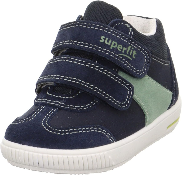 Superfit Jungen Moppy Lauflernschuhe 19 EU Blau Hellgrün 8010, 19 EU Blau Hellgrün 8010