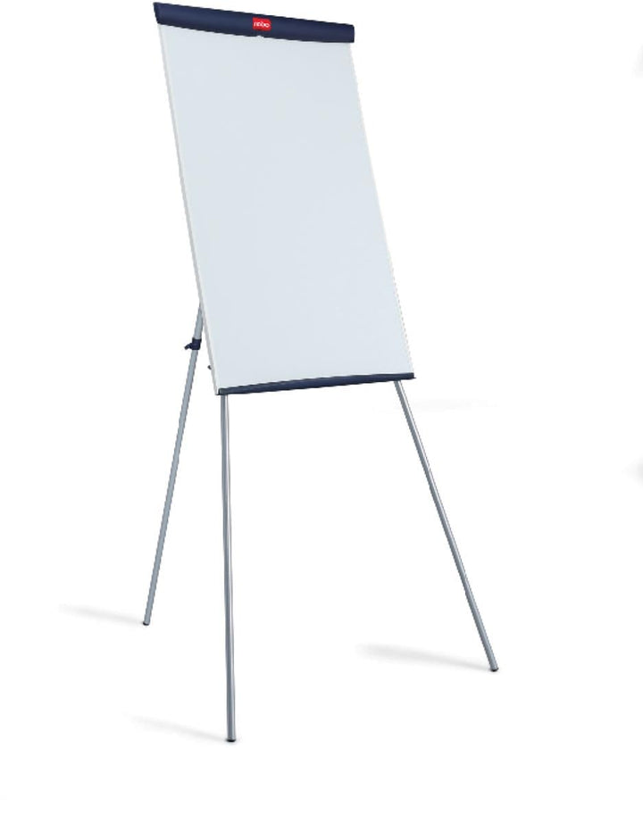 Nobo Basic Flipchart aus Stahl mit Stativgestell (höhenregulierbar, für Flipchartblöcke geeignet), S