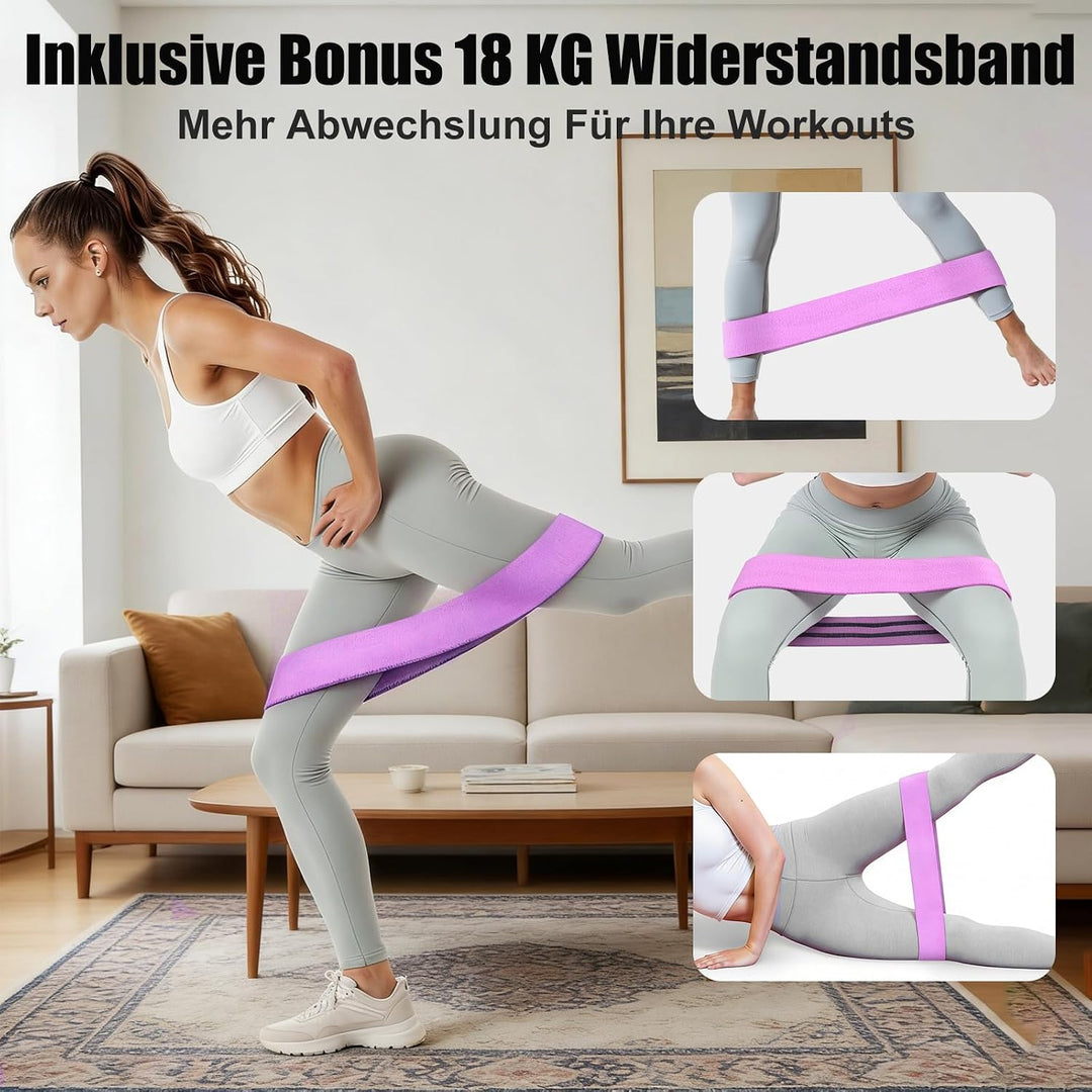 Oberschenkeltrainer 35lb Beckenboden Trainer Damen für Frau Beinpresse Po Trainer für Zuhause MäNner