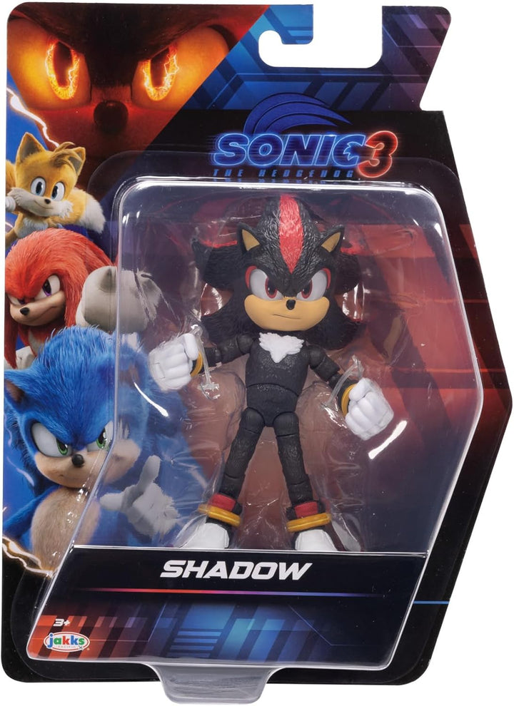 Sonic 423994 3 Movie 12,7 cm Shadow The Hedgehog Actionfigur, Bunt, 13cm