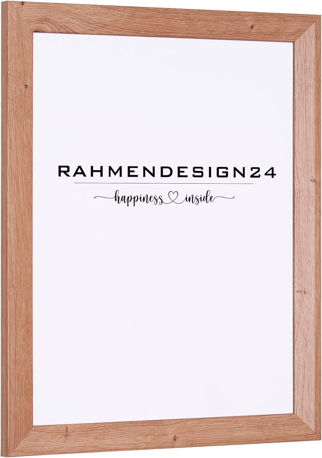 Rahmendesign24 Bilderrahmen Rio 50x60 Eiche Natur Fotorahmen, Wechselrahmen, Posterrahmen, Puzzlerah
