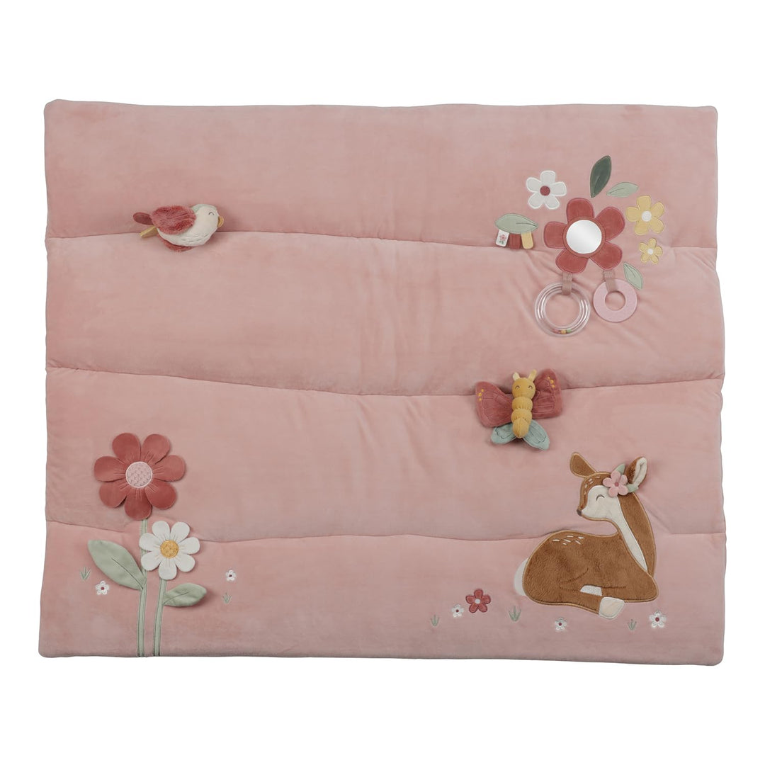 Little Dutch Krabbeldecke Spieldecke Activity Matte Baby (80x100 cm) rosa - Fairy Garden